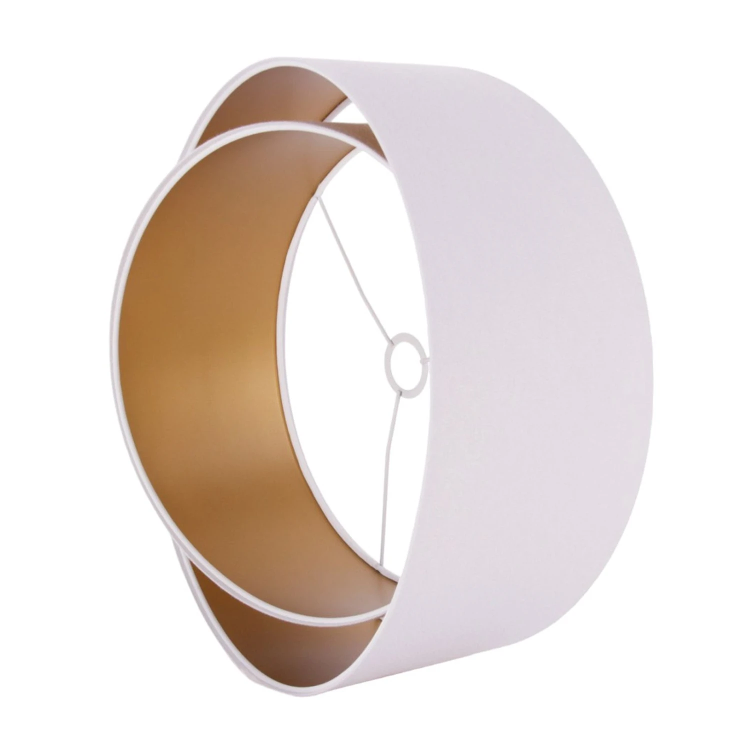 Lampenschirm Chloe, Ø 50cm, Außen Weiß, Innen Gold 3 Lampenschirm Chloe, Ø 50cm, Außen Weiß, Innen Gold