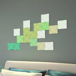 Nanoleaf Canvas Starter Kit Mit 17 Light Panels -Laden Für Heimbeleuchtung 6730019 2