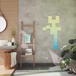 Nanoleaf Canvas Starter Kit Mit 17 Light Panels -Laden Für Heimbeleuchtung 6730019 8