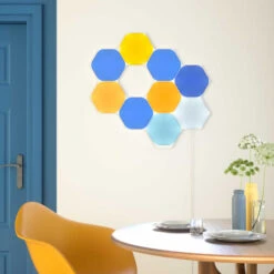Nanoleaf Shapes Hexagons, Starter Set, 9 Panels -Laden Für Heimbeleuchtung 6730025 3