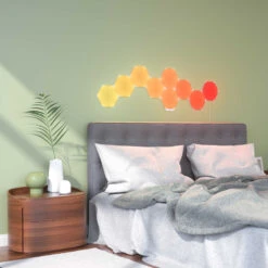 Nanoleaf Shapes Hexagons, Starter Set, 9 Panels -Laden Für Heimbeleuchtung 6730025 4