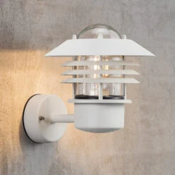 Nordlux Weiße Außenwandleuchte Island