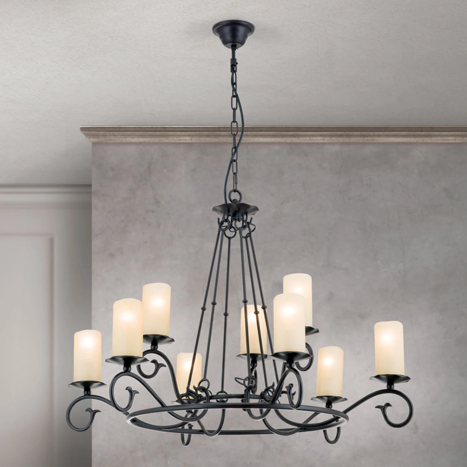 Kronleuchter Bente, Neunflammig 4 Kronleuchter Bente, Neunflammig – Bild 2