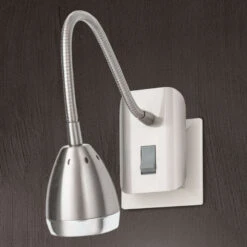 LED-Steckdosenleuchte Manvel Mit Schalter, Nickel -Laden Für Heimbeleuchtung 7255142 3