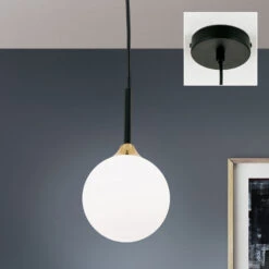 Hängeleuchte Snowwhite, Einflammig, Schwarz -Laden Für Heimbeleuchtung 7255753 8