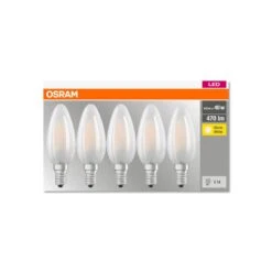 OSRAM LED-Kerzenlampe E14 4W 2.700K 470lm 5er -Laden Für Heimbeleuchtung 7262703 3