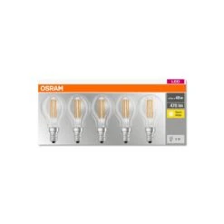 OSRAM LED-Lampe E14 P40 4W Filament 827 470lm 5er -Laden Für Heimbeleuchtung 7262705 2