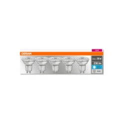 OSRAM LED-Reflektor GU10 2,6W 4.000K 230lm 36° 5er -Laden Für Heimbeleuchtung 7262708 3