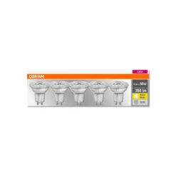 OSRAM LED-Reflektor GU10 4,3W 36° 2.700K 350lm 5er -Laden Für Heimbeleuchtung 7262712 3