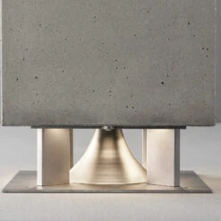 OLEV Cemento LED-Sockelleuchte Mit Lautsprecher -Laden Für Heimbeleuchtung 7271065 4