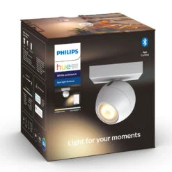 Philips Hue Buckram LED-Spot In Weiß Dimmschalter 15 Philips Hue Buckram LED-Spot In Weiß Dimmschalter -Laden Für Heimbeleuchtung 7534222 6