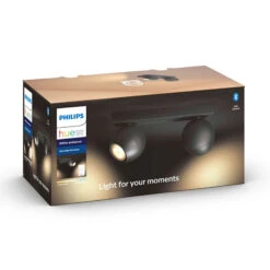 Philips Hue Buckram 2-flammig Dimmschalter Schwarz -Laden Für Heimbeleuchtung 7534224 4