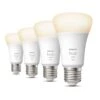 Philips Hue White 9W E27 LED-Lampe, 4er-Packung -Laden Für Heimbeleuchtung 7534317