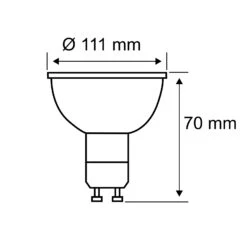 Paulmann LED-Reflektor GU10 4W Warmweiß 350 Lumen -Laden Für Heimbeleuchtung 7601388 7