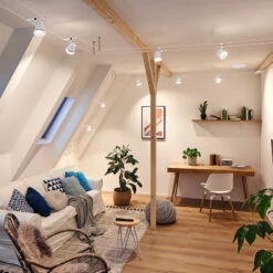 Paulmann Cone Seilsystem Basisset 5fl. Weiß Matt -Laden Für Heimbeleuchtung 7602836 7