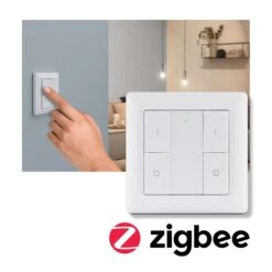 Paulmann Wandschalter ZigBee 2-fach On/Off/Dimmer 15 Paulmann Wandschalter ZigBee 2-fach On/Off/Dimmer -Laden Für Heimbeleuchtung 7602879 5