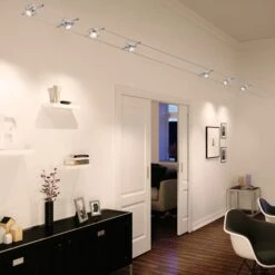 Paulmann Wire Mac II Seilsystem 7fl. Chrom -Laden Für Heimbeleuchtung 7602921 4