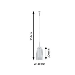 Paulmann URail Arido LED-Pendelleuchte Chrom Matt -Laden Für Heimbeleuchtung 7602925 6