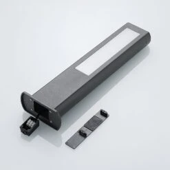 Lucande LED-Sockellampe Mhairi, Eckig, Dunkelgrau, 50 Cm -Laden Für Heimbeleuchtung 8032188 7