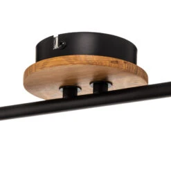 Lindby Trinela Strahler Mit Holz, Zweiflammig -Laden Für Heimbeleuchtung 8032408 5