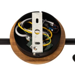 Lindby Trinela Strahler Mit Holz, Zweiflammig -Laden Für Heimbeleuchtung 8032408 7