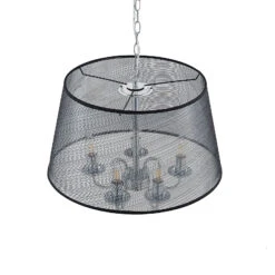 Lindby Talisha Organza-Pendellampe, Schwarz -Laden Für Heimbeleuchtung 8032575 6