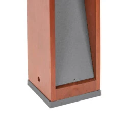 Lindby Fredo Sockellampe Aus Teakholz, Eckig -Laden Für Heimbeleuchtung 8032648 5