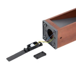 Lindby Fredo Sockellampe Aus Teakholz, Eckig -Laden Für Heimbeleuchtung 8032648 6