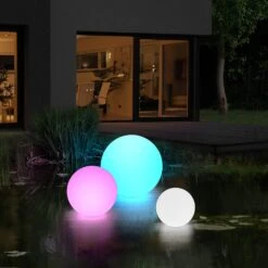 RZB HB 301 LED-Dekokugel RGBW IP68 Mit Akku Ø20cm -Laden Für Heimbeleuchtung 8039151 2