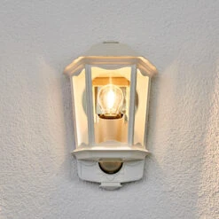 STEINEL L 190 S Sensor-Außenwandlampe Weiß -Laden Für Heimbeleuchtung 8505044 2