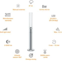 STEINEL GL 60 S Sensor-LED-Wegeleuchte -Laden Für Heimbeleuchtung 8505663 7