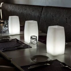 Per App Steuerbare LED-Tischleuchte Stele M. Akku -Laden Für Heimbeleuchtung 8590033 4