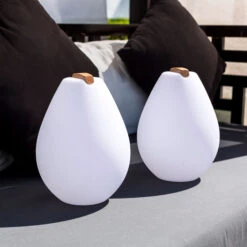 LED-Dekorationsleuchte Vessel 2S Mit Holzgriff -Laden Für Heimbeleuchtung 8590061 4