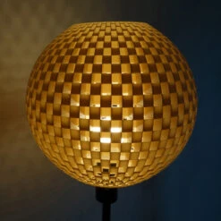 Stehleuchte Flechtwerk, Kugel, Creme-weiß -Laden Für Heimbeleuchtung 9039001 2