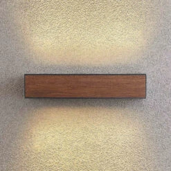 Arcchio Miraz LED-Außenwandleuchte, Holzoptik -Laden Für Heimbeleuchtung 9616304 5