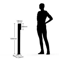Lucande Jokum LED-Wegelampe, IP65, 100 Cm -Laden Für Heimbeleuchtung 9619228 6