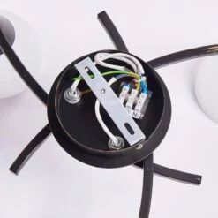 Dreiflammige Deckenlampe Della, Schwarz-gold -Laden Für Heimbeleuchtung 9620970 7