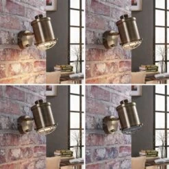 Dimmbarer Wandspot Ebbi In Altmessing -Laden Für Heimbeleuchtung 9621228 3