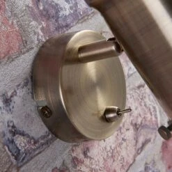 Dimmbarer Wandspot Ebbi In Altmessing -Laden Für Heimbeleuchtung 9621228 5