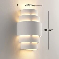 Lindby Marit Gips-Wandleuchte, Stufenförmig -Laden Für Heimbeleuchtung 9621331 3