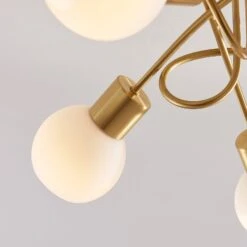 Deckenlampe Elaina, 5-fl, Messing, Mit Abstand -Laden Für Heimbeleuchtung 9621682 5