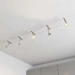 Seilsystem Rope Mit Strahlern, Fünfflammig -Laden Für Heimbeleuchtung 9624127 8