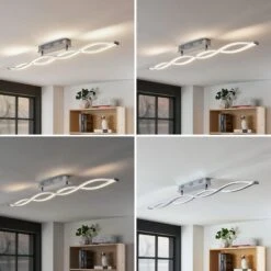 Lucande LED-Deckenlampe Roan, Wellenförmig -Laden Für Heimbeleuchtung 9624373 4