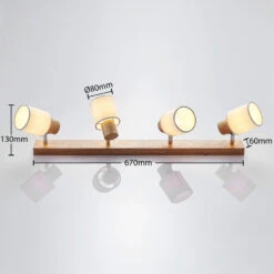 Lindby Wanessa Deckenstrahler, Vierflammig -Laden Für Heimbeleuchtung 9624711 3