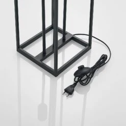 Lindby Krisha Stehlampe Aus Schwarzem Stahl, 3-fl. -Laden Für Heimbeleuchtung 9627257 8