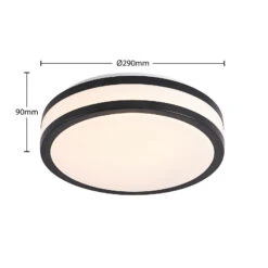 Lindby Teun LED-Deckenleuchte, Rund, 29 Cm -Laden Für Heimbeleuchtung 9627283 6