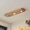 Lindby Mikari LED-Deckenleuchte Aus Holz, 3-fl. -Laden Für Heimbeleuchtung 9627413