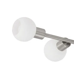 Lindby Biscala Deckenlampe 5fl. Nickel/opal -Laden Für Heimbeleuchtung 9627868 6