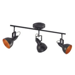 Lindby Morgana Strahler, Schwarz-gold, Dreiflammig -Laden Für Heimbeleuchtung 9628252 3