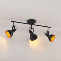 Lindby Morgana Strahler, Schwarz-gold, Dreiflammig -Laden Für Heimbeleuchtung 9628252 5